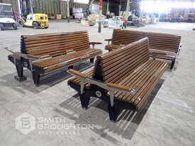 3 X DOUBLE SIDED BENCHES - picture0' - Click to enlarge