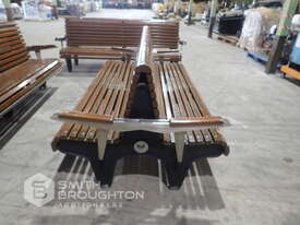 3 X DOUBLE SIDED BENCHES - picture1' - Click to enlarge
