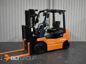 Toyota 7FB25 2.5 Tonne Electric Forklift 4.3m Container mast NEW Solid Tyres 4 Wheel Electric Low Hr - picture0' - Click to enlarge