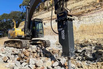 BOSS Hydraulic Rock Breaker - Suitable for 18-26 Tonne Excavators