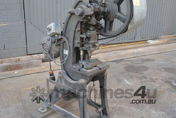 OPEN BACK INCLINABLE PRESS C Frame stamping stamp with notching tool