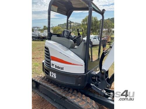 Bobcat E26 Excavator- Central QLD