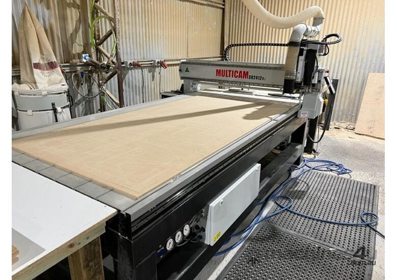 Used 2020 multicam HIGH SPEED MULTICAM SR-2412vi CNC ROUTER Flatbed ...