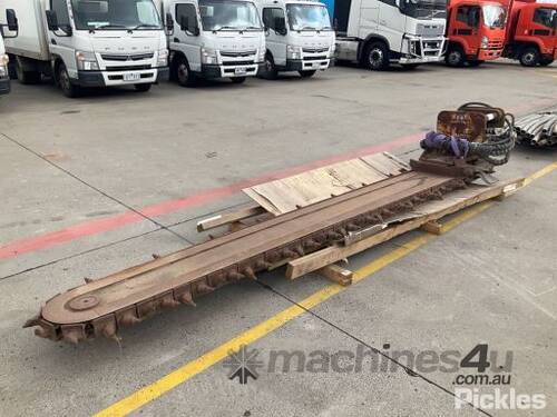 Unbranded High Rail Undercutter Attachment, Suit Excavator. Cutting Length: 3600mm. Pick Up Dimensio