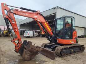 2020 KUBOTA U55-4 EXCAVATOR WITH A/C CAB, HITCH, BUCKETS AND 2410 HOURS - picture1' - Click to enlarge