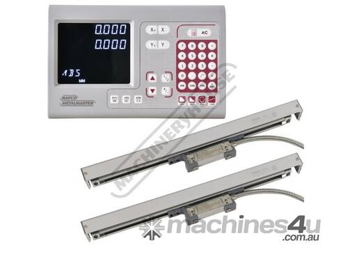 XH600-2P 2-Axis Digital Readout Package Deal Includes 1 x DRO Counter, 2 x Scales & 1 x Bracket Kit 