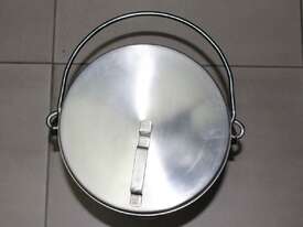 Stainless Steel Straight Sided Bucket with Lid - picture0' - Click to enlarge