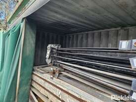 20ft Side Curtain Shipping Container, Timber Floor, Contents Of Container Not Included, Top External - picture0' - Click to enlarge