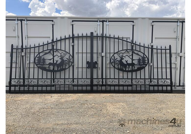 New 2 Unused Wrought Iron Gates 2 Unused Wrought Iron Gates Driveway   2 Unused Wrought Iron Gates 61434731.l 