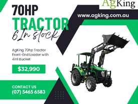 New AgKing 70HP ROPS 4WD tractor with FEL 4in1 bucket Package Deal - picture0' - Click to enlarge