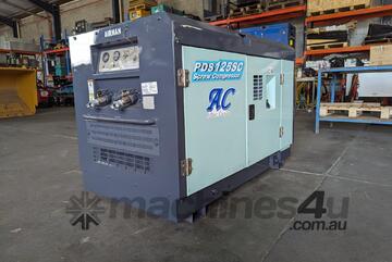 125 CFM AIRMAN (JAPAN) Silenced Aftercooled Diesel Compressor , Isuzu Industrial Diesel Powered ,
