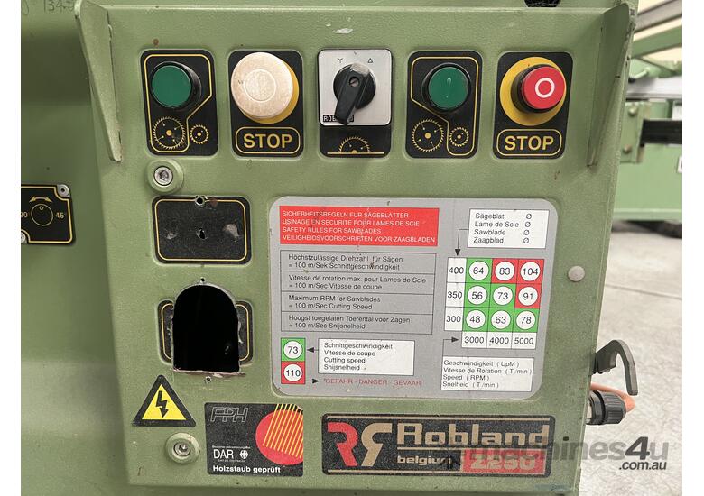 caption Used Robland Panel Saw