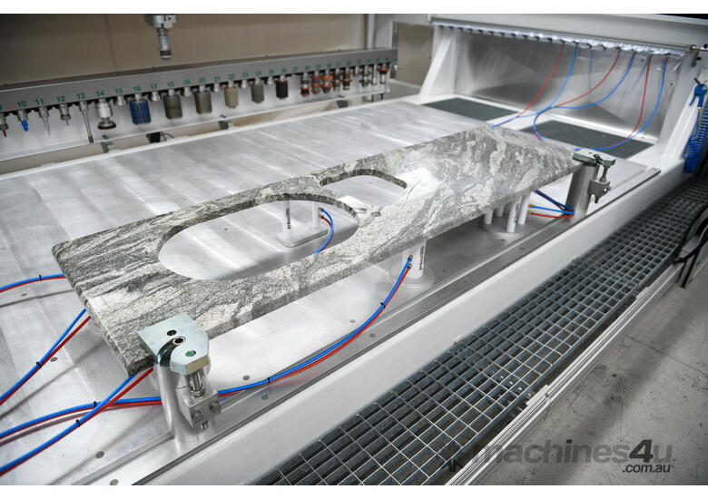 caption Prussiani Engineering Platino - CNC Working Center - Quality 100% Italian made with Warranty