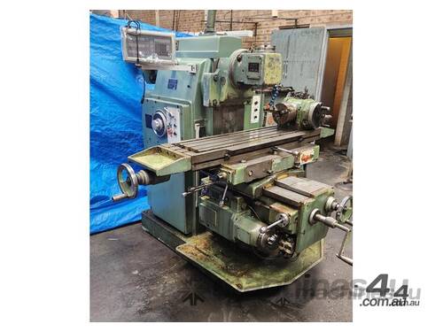 Heavy Duty Horizontal Universal milling machine in good working condition