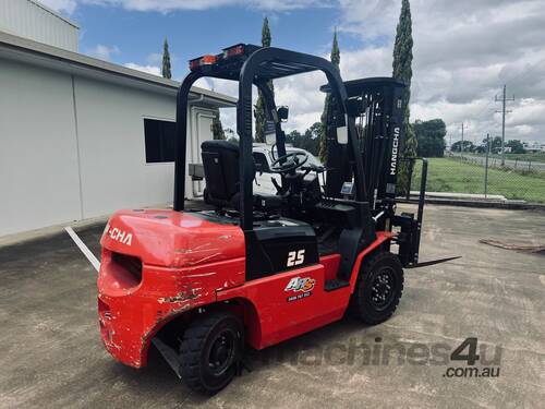 Diesel HC Forklift with Container Mast and Fork Positioner
