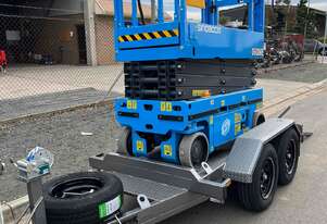 0608ME Scissor Lift & 7x3 Trailer Package