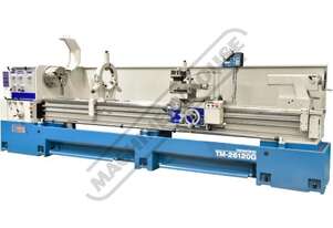 TM-26120G Centre Lathe 660 x 3300mm Turning Capacity - 120mm Spindle Bore Includes Digital Readout