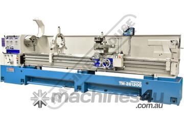 Centre Lathe TM-26120G 660 x 3300mm Turning Capacity - 120mm Spindle Bore Includes Digital Readout