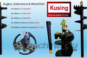 Augers, Extensions & Wood Drill