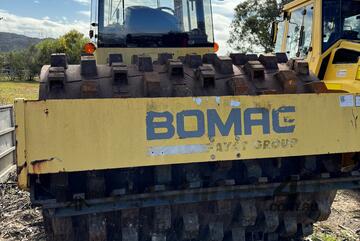 2008 Bomag Smooth Drum RollerBW211D4