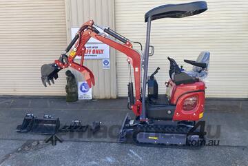 King Pro 1.5 R excavator with attachments for just $21,990+GST or around $109 per week on finance