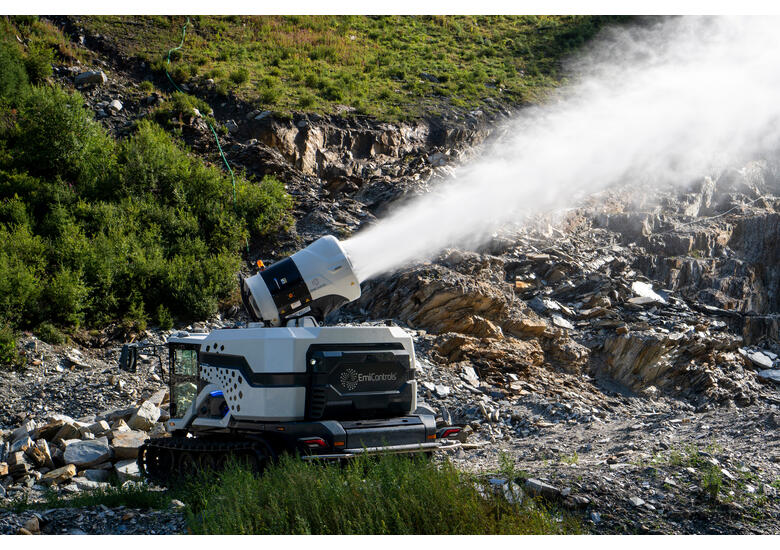 Dust Crawler Electric Dust Control Vehicle