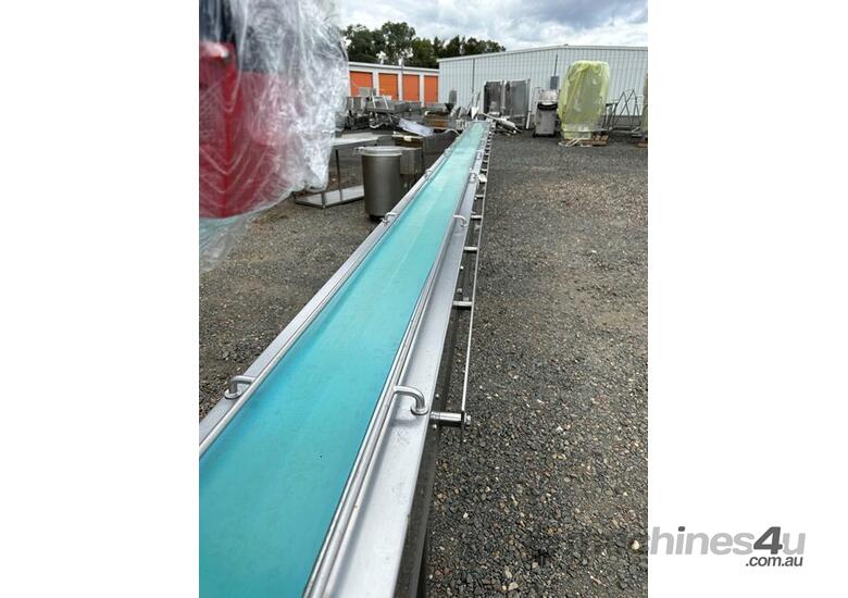 caption Conveyor Belt Type 7.7m long x 200mm wide with SEW Speed control