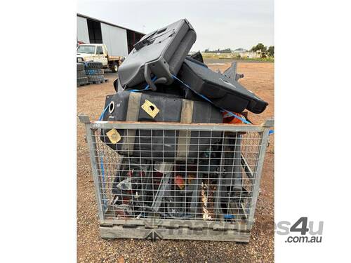 caption QTY X 2 PALLETS OF RUBBER WEAR PLATES