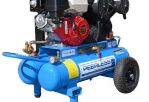 PEERLESS PV25 Belt Drive Twin Tank Petrol Air Compressors