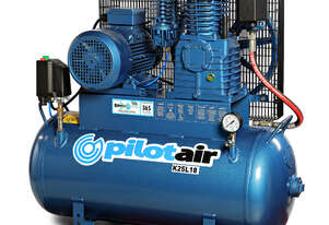 K25L18 Reciprocating Air Compressor, 3 phase, 4hp, 3KW, MEPS appd Electric Motor