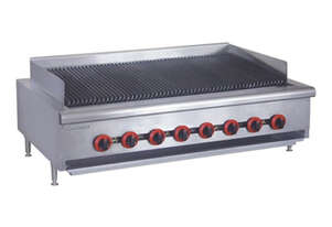 QR-48E Natural Gas 8 Burner Char Grill Top