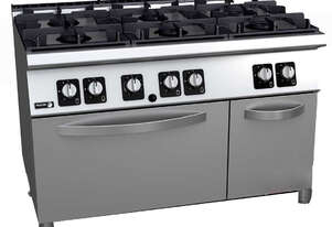 Fagor Kore 700 Series 6 Burner Gas Range with Gas Oven - C-G761H