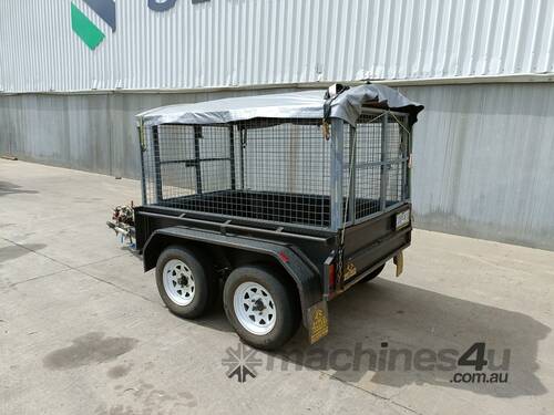 2021 Ramco 6x4 Dual Axle Box Trailer With Cage