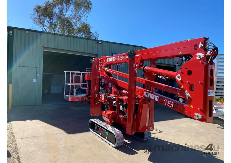 caption Demonstrator 2023 model CMC S18F - 18m Spider Lift | 11.15m Horizontal Reach | 230kg Capacity
