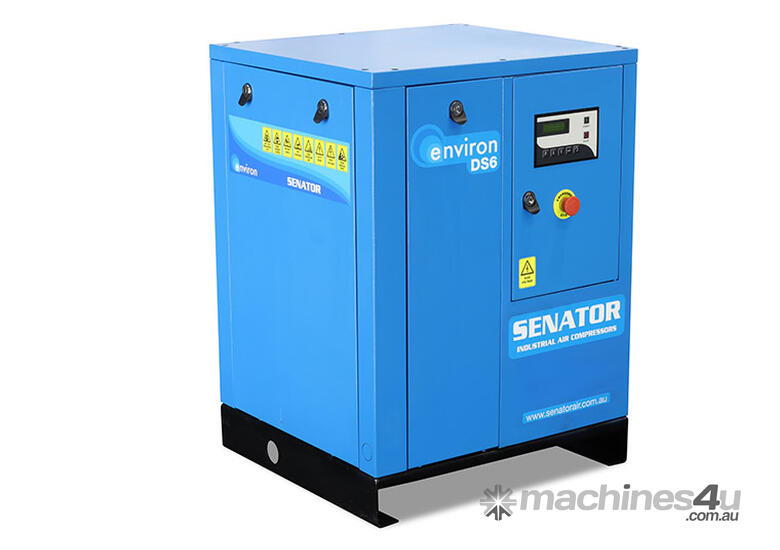 Senator DS15-8 - 15kw (20hp) Base Mount Rotary Screw Air Compressor