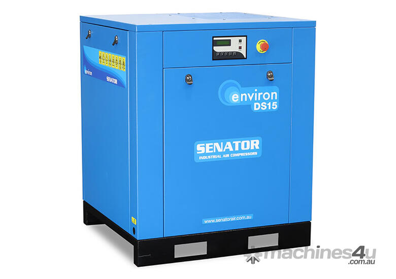 Senator DS15-8 - 15kw (20hp) Base Mount Rotary Screw Air Compressor