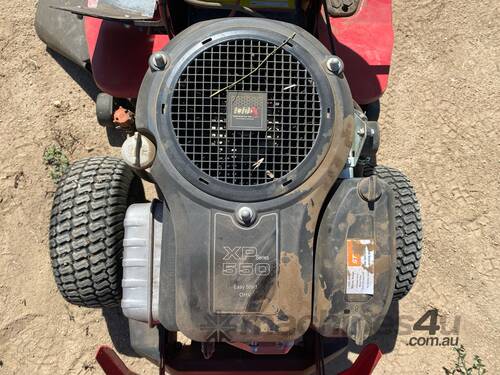 caption Cox Stockman Ride On Mower
