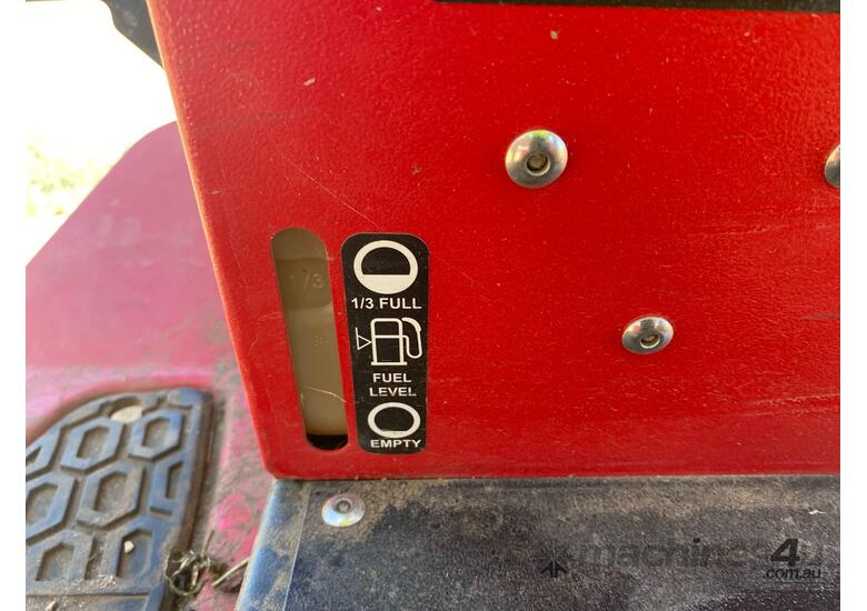 caption Cox Stockman Ride On Mower