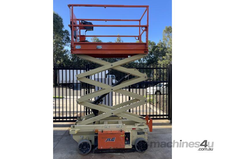 caption Used JLG 19ft Electric Scissor Lift - 5.8m platform height - 7.8m working height