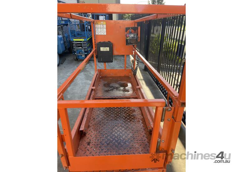 caption Used JLG 19ft Electric Scissor Lift - 5.8m platform height - 7.8m working height