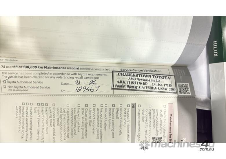 caption 2020 Toyota Hilux SR (4x4) Diesel Single Cab Ute