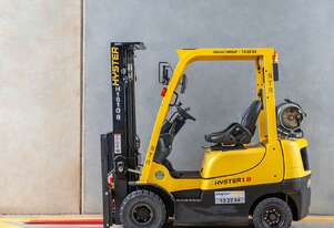 Hyster 1.8T LPG counterbalance forklift. Hyster 1.8T LPG counterbalance forklift.