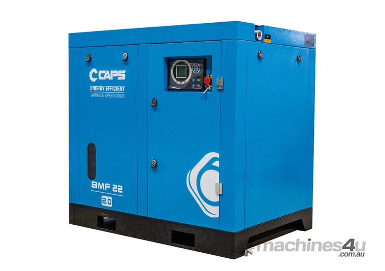 Package Deal CAPS BMF22-10 Variable Speed 22kW Rotary Screw Compressor with MKE-210 Dryer