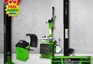 Hammerhead 5T Two Post Hoist + Tyre Changer + Wheel Balancer + 72