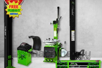 Hammerhead 5T Two Post Hoist + Tyre Changer + Wheel Balancer + 72