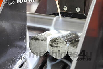 Shark-Tooth Bandsaw Blades Cut Faster, Cut Cheaper