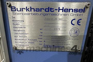 Burkhardt Water Jet 5 Axis Twin Table