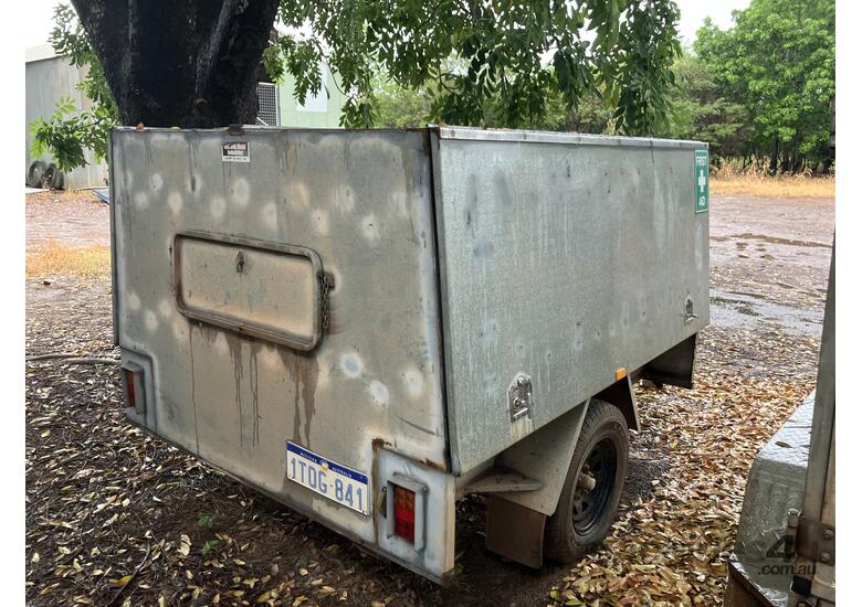 caption 2013 Custom Enclosed Single Axle Box Trailer