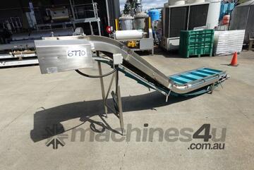 Incline Belt Conveyor, 450mm W x 3600mm L x 1300mm H