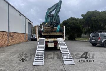 3m 4Tonne Heavy Duty Rubber Tyre,Rubber Track Machinery Loading Ramps